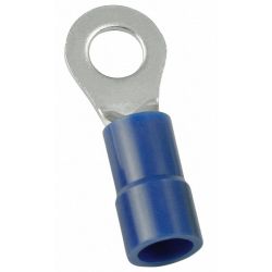 RING TERMINAL,BLUE,BUTTED,16 T O 14,