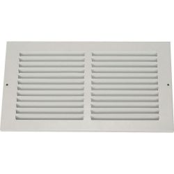 RETURN AIR GRILLE,12X12 IN,WHITE