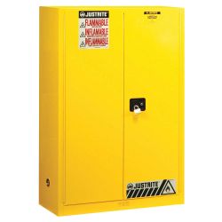 FLAMMABLES SAFETY CABINET, 45GAL, YLW