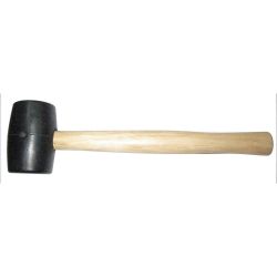 RUBBER MALLET,HICKORY,32 OZ