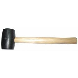 RUBBER MALLET,HICKORY,8 OZ