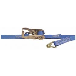 TIE DOWN STRAP,RATCHET,POLY,10 FT.
