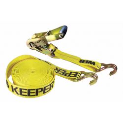 TIE DOWN STRAP,RATCHET,POLY,27 FT.