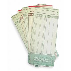 TIME CARD,7 1/4X3 1/4IN,PK1000