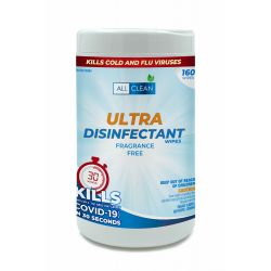 FRAG FREE ULTRA DISINFECTANT W IPE 160 CT