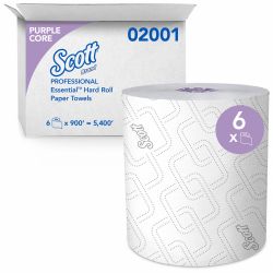 PAPER TOWEL HI CAP SCOTT 950FT/RL 6 RLS/CA WHITE