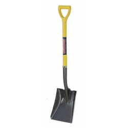 SQUARE POINT SHOVEL,27 IN.HANDLE,1