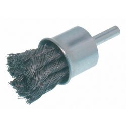 BRUSH END KNOT 1IN 1/4 SHANK . 020