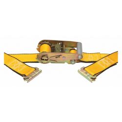 TIE DOWN STRAP,RATCHET,POLY,12 FT.