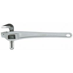 OFFSET PIPE WRENCH,ALUMINUM,14 IN.