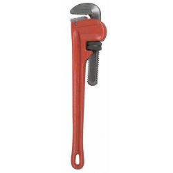 PIPE WRENCH,24" L,CAST IRON
