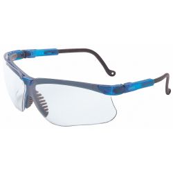 SAFETY GLASSES,BLACK/CLEAR,UNI VERSAL