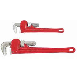 STRAIGHT PIPE WRENCH SET,CAST IRON,