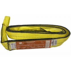 WEB SLING,YLLW,POLY,T4,2" X 14 FT TESTED
