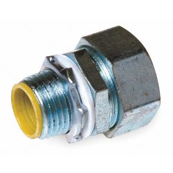 STRAIGHT CONNECTOR,1/2 IN,INSU LATED