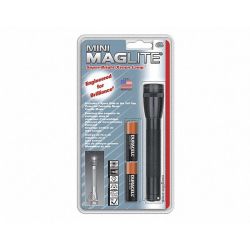 MAGLITE MINI LED 2CELL AA BK W /HLST