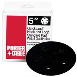 PORTER CABLE 13904, 5" PORTER CABLE BACKING PAD 13904