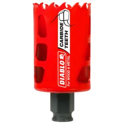 FREUD DIABLO DHS1750CT, HOLESAW-CARBIDE TIPPED 1-3/4" DHS1750CT