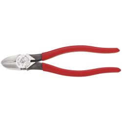 KLEIN TOOLS D220-7, DIAG.-CUTTING PLIERS, HD, - TAPERED NOSE, 7-11/16" D220-7