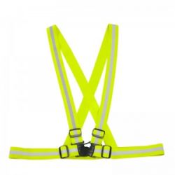 WASIP LIMITED 58019L, LIME YELLOW SAFETY VEST - REFLECTIVE HARNESS 58019L
