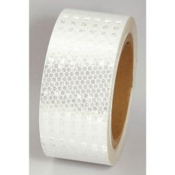 INCOM MANUFACTURING HRT230WH, TAPE - REFLECTIVE WHITE - 2" X 30' HIGH INTENSITY HRT230WH