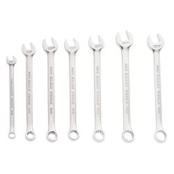 KLEIN TOOLS 68500, COMBINATION METRIC WRENCH SET, - 7-PC. W/ POUCH 68500
