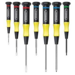 GENERAL TOOLS 67123, 7 PC ULTRATECH SLOTTED, - PHILLIPS, STAR SCREWDRIVER SET 67123