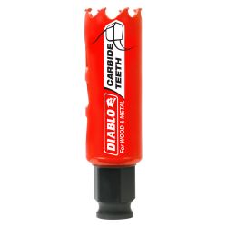 FREUD DIABLO DHS1000CT, HOLESAW-CARBIDE TIPPED 1" DHS1000CT