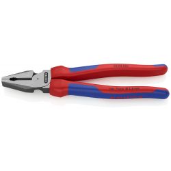 KNIPEX 02 02 225, PLIER- COMBINATION 9" - HIGH LEVERAGE COMFORT GRIP 02 02 225