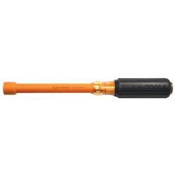 KLEIN TOOLS 646916INS, INSULATED NUT DRIVER, - CUSHION-GRIP, 6" HOLLOW-SHAFT, 646916INS