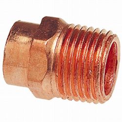 WFS APPROVED 101036076, ADAPTER-COPPER MALE C X M - 1/2" X 3/4" BAR STOCK 101036076