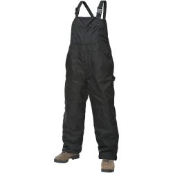 RICHLU TOUGH DUCK 7910MED-BLK, TOUGH DUCK POLY OXFORD - INSULATED BIB OVERALL -BLACK 7910MED-BLK