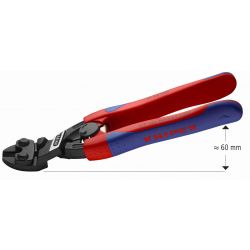 KNIPEX 71 22 200, CUTTERS-ANGLED HIGH LEVERAGE - 8" COBOLT COMFORT GRIP 71 22 200