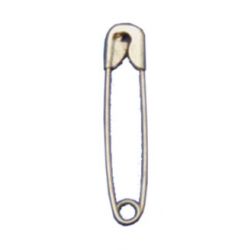 SAFECROSS FIRST AID 10026, SAFETY PIN 1-1/2 - #2 38MM 144/PK 10026