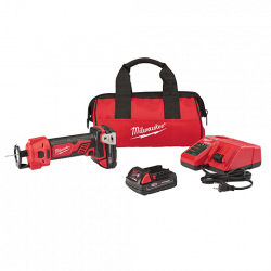 MILWAUKEE 2627-22CT, CUT OUT TOOL M18 COMPACT KIT - W/BATTERY, CHARGER & BAG 2627-22CT