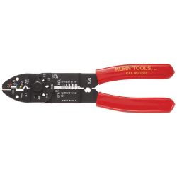 KLEIN TOOLS 1001, PLIERS-WIRE CRIMPING/STRIPPING - ALL PURPOSE ELECTRICIANS 1001
