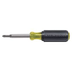 KLEIN TOOLS 32476-12, 5-IN-1 SCREWDRIVER/NUT DRIVER - W/ CUSHION-GRIP HNDLE (IN 32476-12