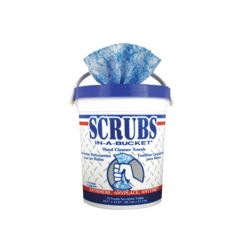 SCRUBS IN A BUCKET 42272, HAND CLEANER-SCRUBBING WIPES - 72 WIPES/PAIL 42272