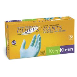  Superior Glove KeepKleen Contour Work Nitrile Gloves (100  Count) Latex Free Glove, Disposable Gloves, Powder Free, 9 Length - RDCNPF  (Large) : Health & Household