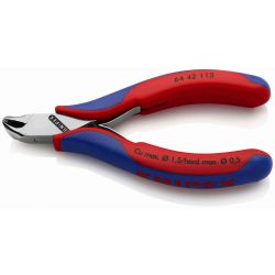 KNIPEX 64 42 115, END CUTTERS-ELECTRONICS 4-1/2" - COMFORT GRIP 64 42 115