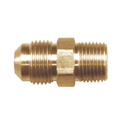 FAIRVIEW 3748-8D, FLARE CONNECTOR JIC 37'FLARE - 1/2 TUBE X 1/2 MALE PIPE BRASS 3748-8D