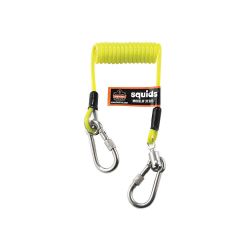 SQUIDS BY ERGODYNE 3130S, LANYARD - COILED CABLE - SQUIDS 2LBS 3130 LIME 3130S