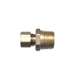 FAIRVIEW 68-8B, COMPRESSION CONNECTOR - 1/2 TUBE X 1/4 MALE PIPE 68-8B