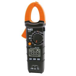 KLEIN TOOLS CL210, CLAMP METER 600A AC - W/WORK LIGHT & TEMPERATURE CL210