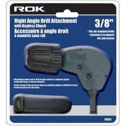  ROK 70032, RIGHT ANGLE DRILL ATTACHMENT - WITH KEYLESS CHUCK 70032