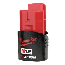 MILWAUKEE 48-11-2401, BATTERY -RED LITHIUM M12 - 1.5AH CP 48-11-2401
