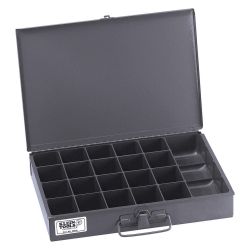 KLEIN TOOLS 54440, MID-SIZE PARTS-STORAGE BOX, - 21-COMPARTMENT 54440