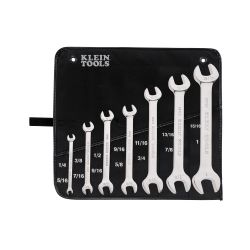 KLEIN TOOLS 68452, OPEN-END WRENCH SET, 7-PC. W/ - POUCH 68452