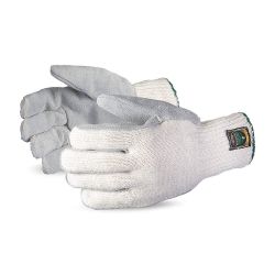 SUPERIOR GLOVE SCPSCLP/L, GLOVE - STRING KNIT SILACHLOR - SPLIT LEATHER LARGE SCPSCLP/L