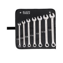 KLEIN TOOLS 68400, COMBINATION WRENCH SET 7PC - W/POUCH 68400